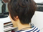 20代:ショート:美容室:堺:髪美館 ログハウス
