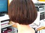 20代:ボブ:美容室:堺:髪美館 ログハウス