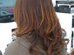 30代:ロング;巻き髪:美容室:堺:髪美館 ログハウス