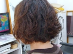 40代:ボブ:ゆるパーマ;巻き髪:美容室:堺:髪美館 ログハウス