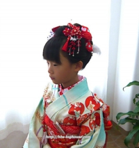 七五三 大阪 堺市 新日本髪 着付け