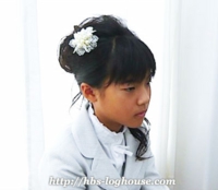着付け ヘアアップ 結婚式 小学生 大阪 堺市