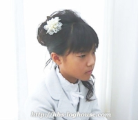 着付け ヘアアップ 結婚式 小学生 大阪 堺市