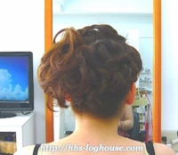 ヘアアップ ヘアセット 結婚式 二次会 大阪 堺市