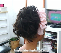 ヘアアップ ヘアセット 結婚式 二次会 ピアノ発表会 大阪 堺市